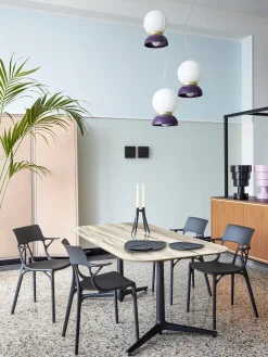 Silla con reposabrazos A.I., 2 uds.