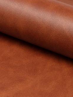 Silla de escritorio de cuero sintético Batilda, altura regulable