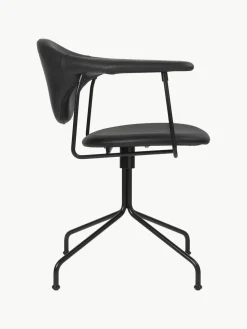 Silla de escritorio de cuero giratoria Masculo