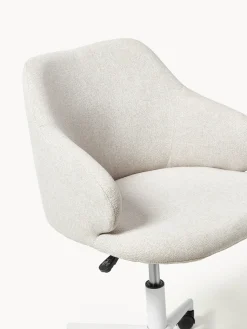 Silla de escritorio tapizada regulable en altura Einara