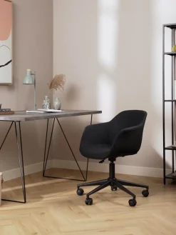 Silla de escritorio tapizada con asiento estrecho Fiji