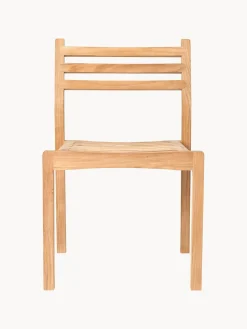Silla de jardín apilable de madera de teca AH501