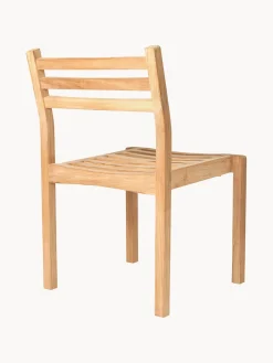 Silla de jardín apilable de madera de teca AH501