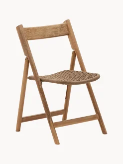 Silla de jardín plegable de madera de acacia Dandara
