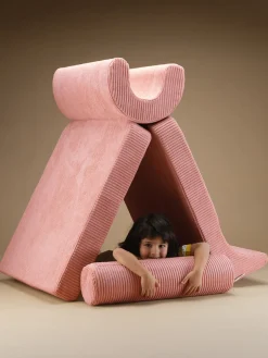 Silla infantil artesanal de pana Flipster