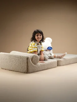 Silla infantil plegable artesanal de pana Flipster