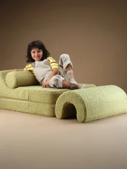 Silla infantil plegable artesanal de borreguillo Flipster