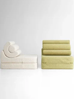 Silla infantil plegable artesanal de borreguillo Flipster