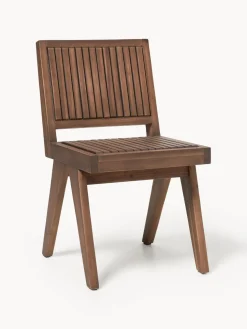 Silla para exterior de madera de acacia Sissi