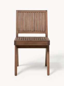 Silla para exterior de madera de acacia Sissi