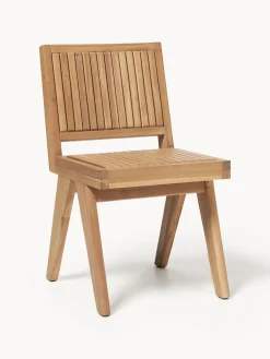 Silla para exterior de madera de acacia Sissi