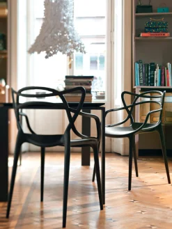 Sillas con reposabrazos Masters, 2 uds.