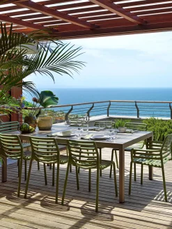 Sillas de jardín apilables Doga, 2 uds.