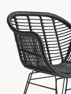 Sillas de ratán con reposabrazos Costa, 2 uds.