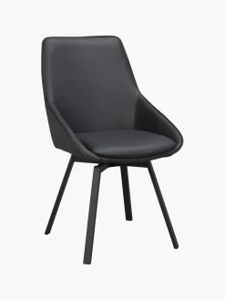 Sillas giratorias de cuero Alison, 2 uds.