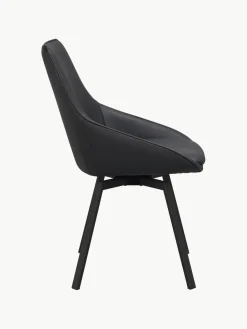 Sillas giratorias de cuero Alison, 2 uds.