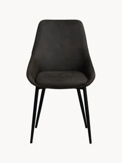 Sillas tapizadas en cuero sintético Sierra, 2 uds.