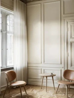 Sillón artesanal de cuero y madera Rocker