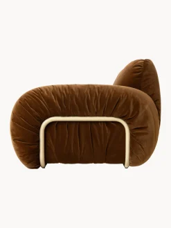 Sillón artesanal de terciopelo Arc