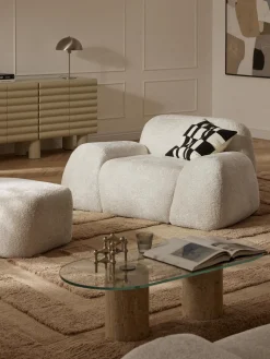 Sillón de borreguillo bouclé Wolke