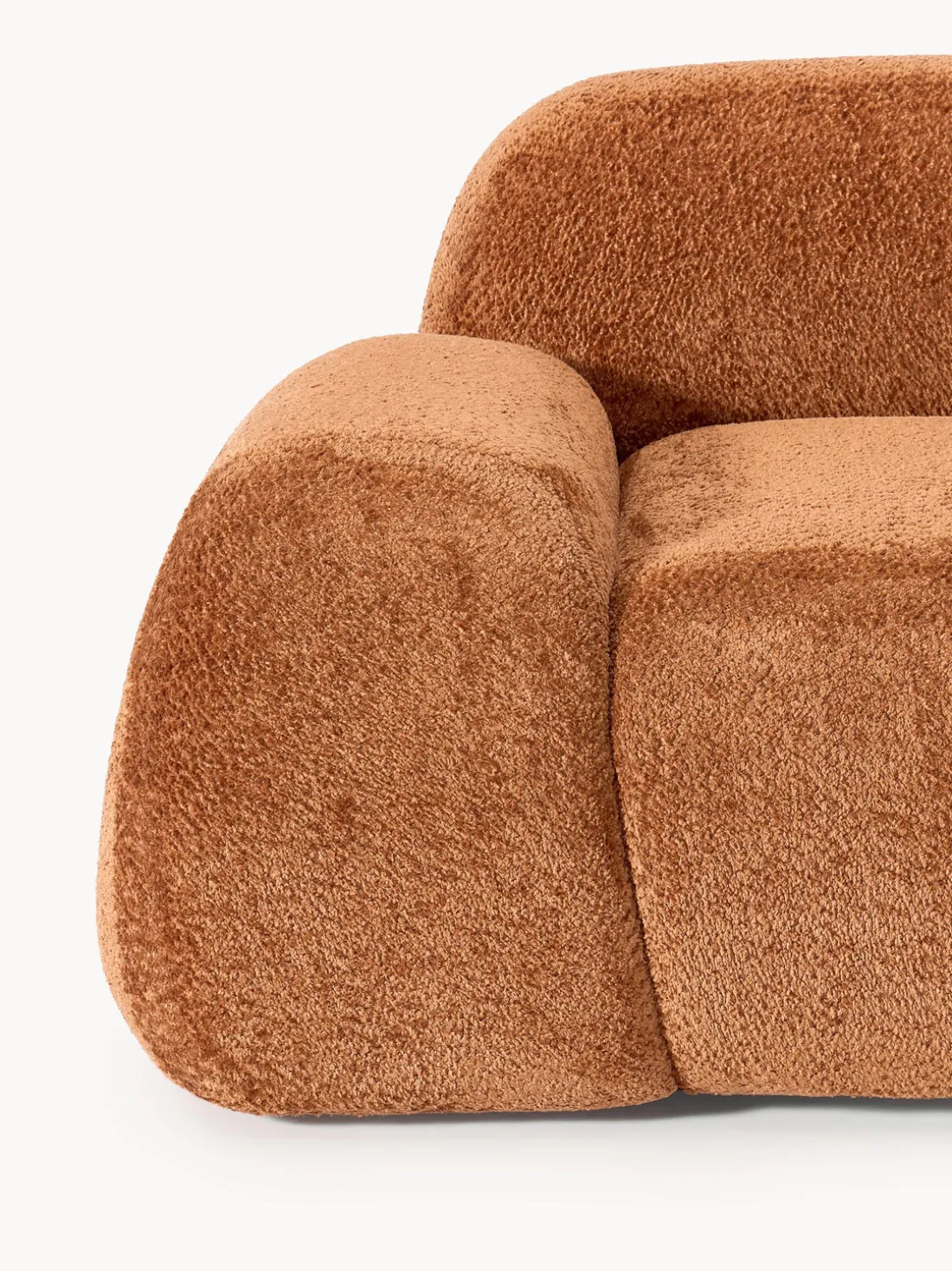 Sillón de borreguillo bouclé Wolke