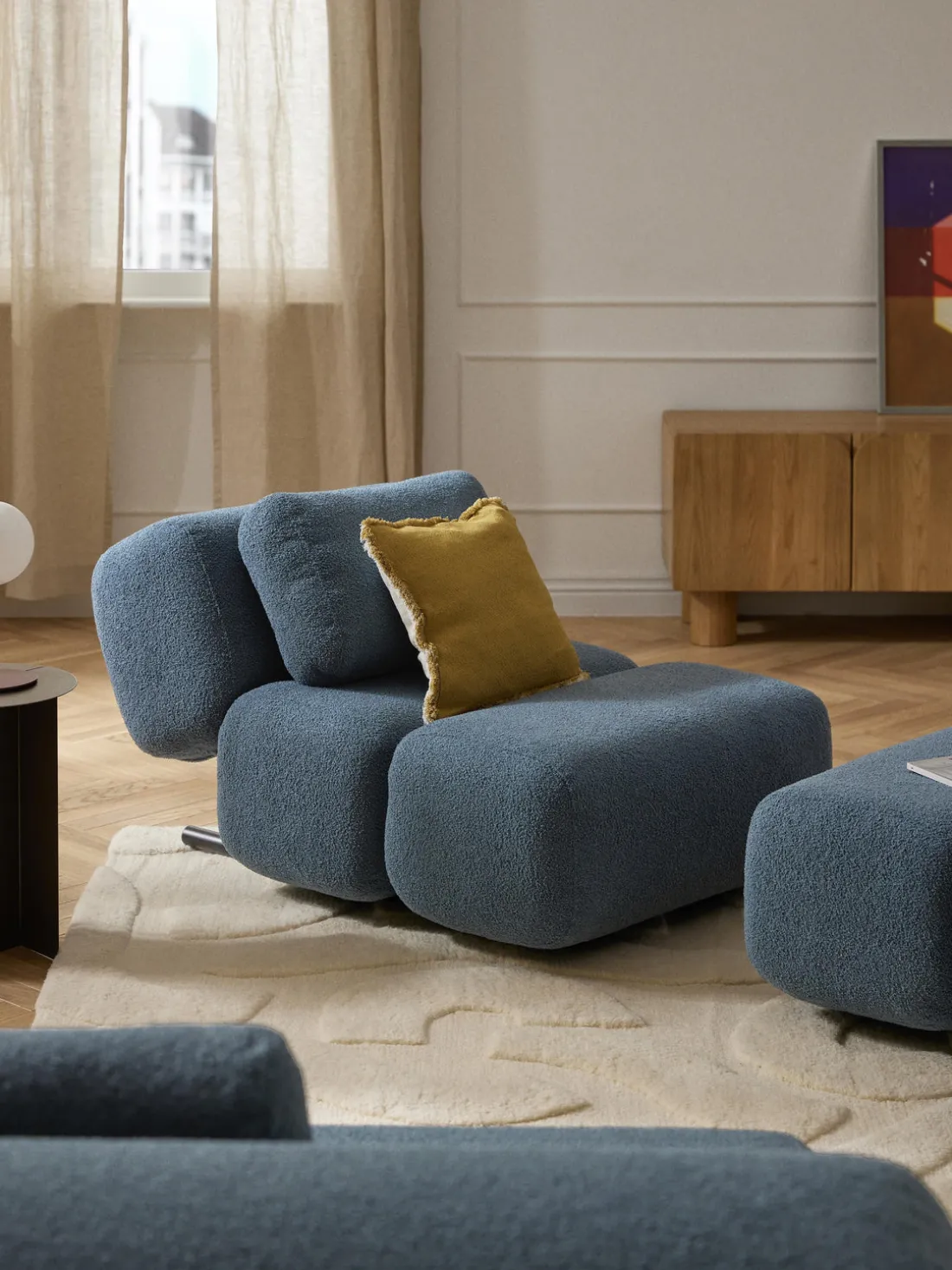 Sillón de borreguillo Caterpillar