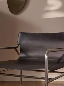 Sillón de cuero Dion