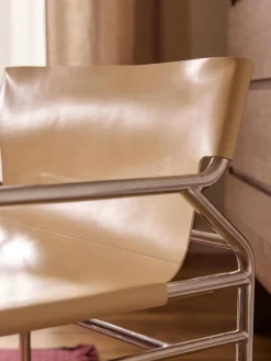 Sillón de cuero Dion