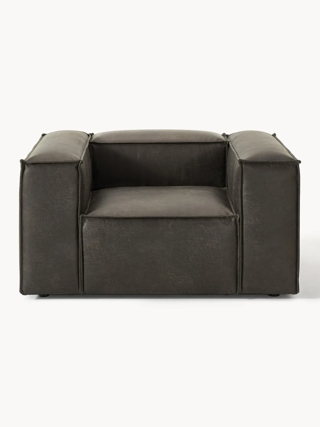 Sillón de cuero reciclado Lennon