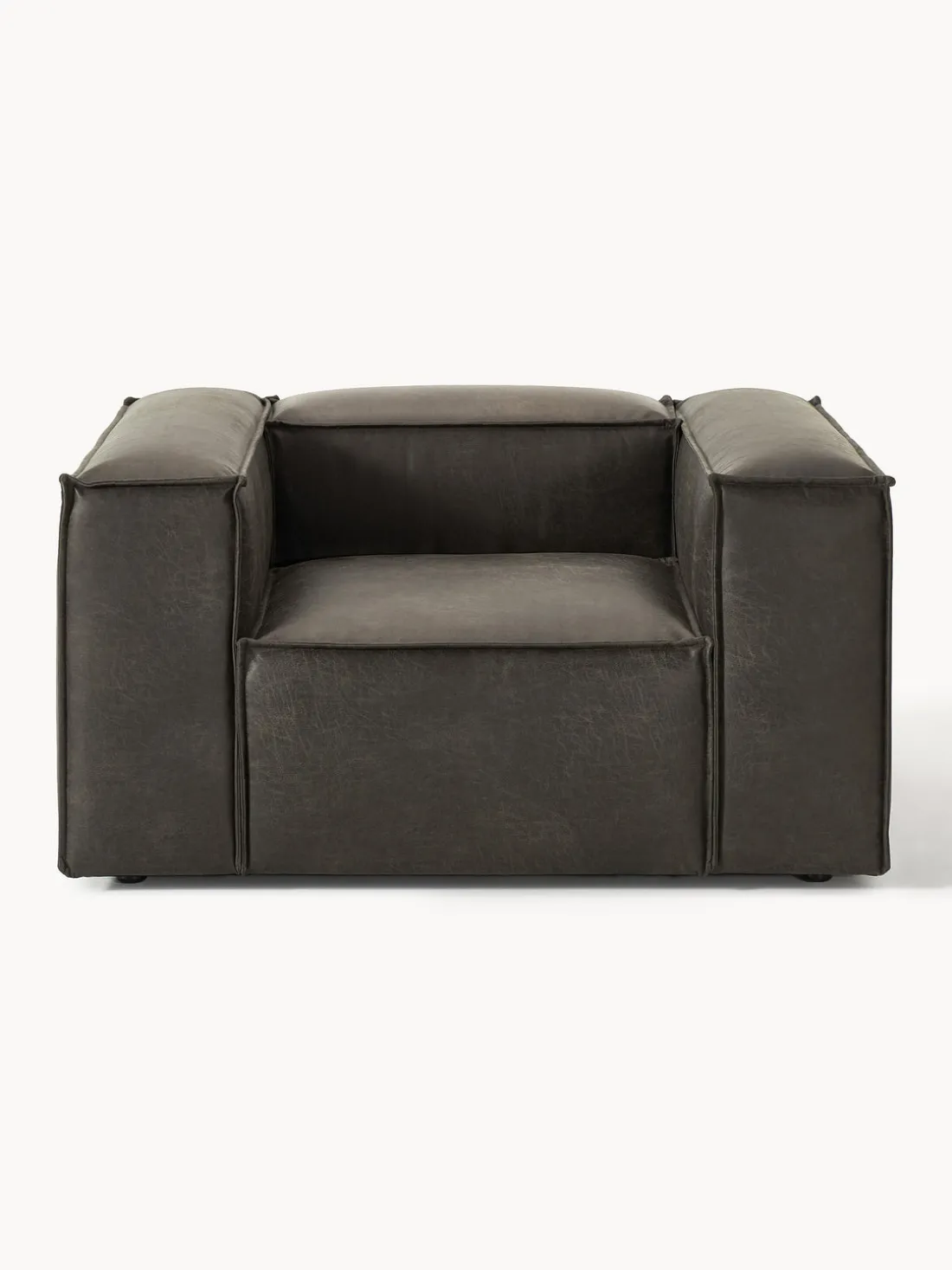 Sillón de cuero reciclado Lennon