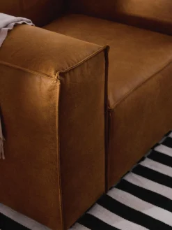 Sillón de cuero reciclado Lennon