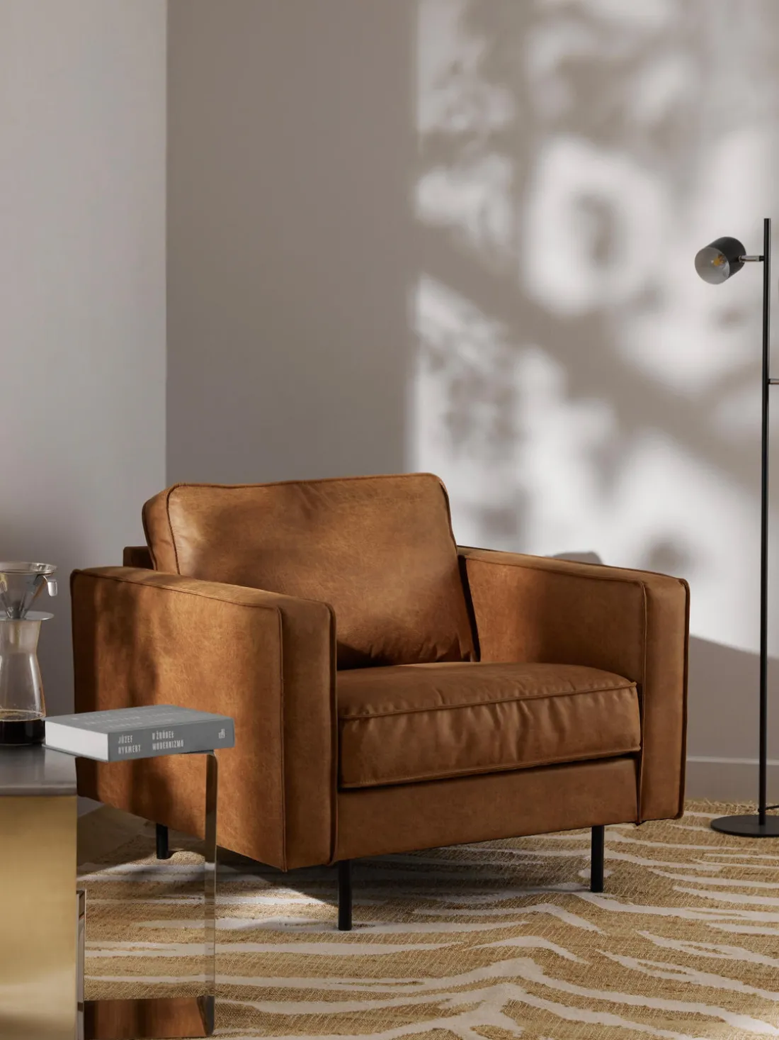 Sillón de cuero reciclado Hunter