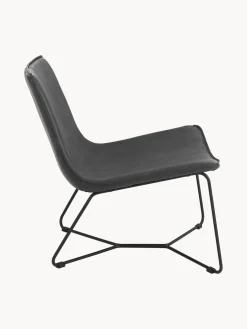 Sillón de cuero sintético Barrel