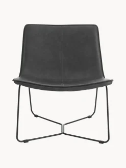 Sillón de cuero sintético Barrel