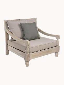 Sillón de exterior de madera maciza Bali