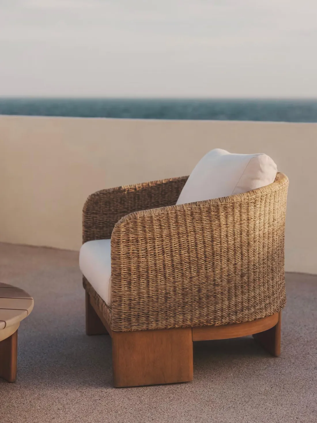 Sillón de jardín de madera de eucalipto Xoriguer