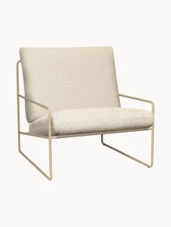 Sillón de jardín en tejido bouclé Desert