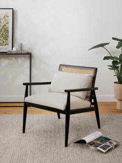 Sillón de madera de abedul maciza Manuell