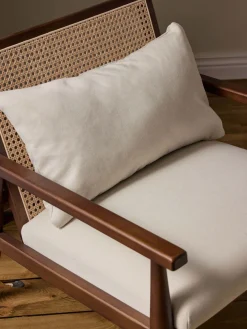 Sillón de madera de caucho Manuell