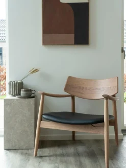 Sillón de madera de roble Olvera