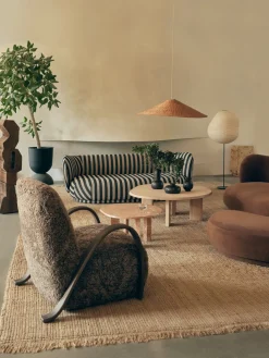 Sillón de piel de oveja Buur