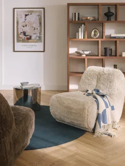 Sillón de piel sintética Emie