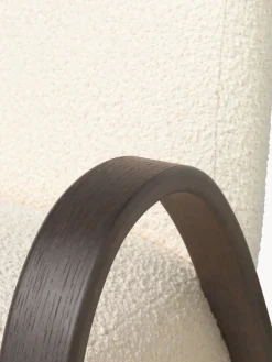 Sillón en tejido bouclé Buur