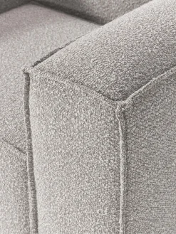 Sillón en tejido bouclé Lennon