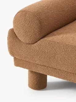 Sillón en tejido bouclé Lilo