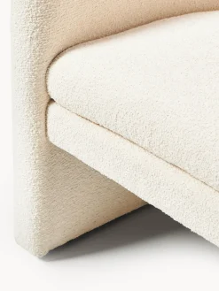 Sillón en tejido bouclé Mairo