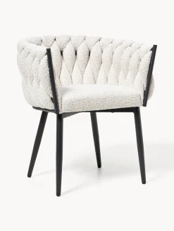 Sillón en tejido bouclé Molto