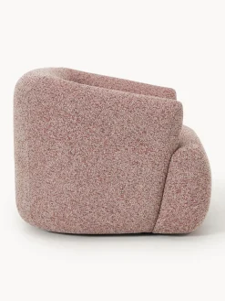 Sillón en tejido bouclé Sofia