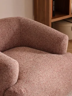 Sillón en tejido bouclé Sofia