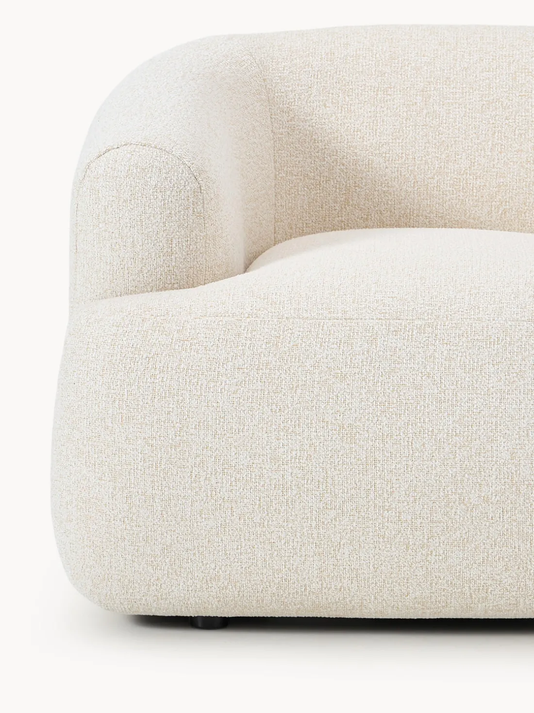 Sillón en tejido bouclé Sofia